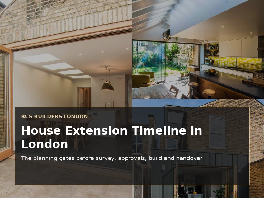 House Extension Timeline in London: What Happens at Each Stage